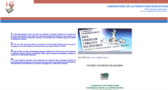 Desktop Screenshot of lae.unsl.edu.ar