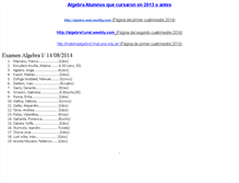 Tablet Screenshot of algebra.materia.unsl.edu.ar