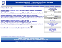 Tablet Screenshot of ficesweb.unsl.edu.ar