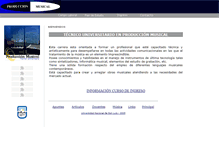 Tablet Screenshot of prodmusical.unsl.edu.ar