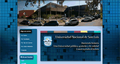 Desktop Screenshot of ingreso.unsl.edu.ar