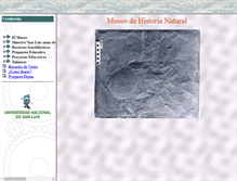 Tablet Screenshot of museo.unsl.edu.ar