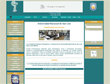 Tablet Screenshot of farmacia.unsl.edu.ar